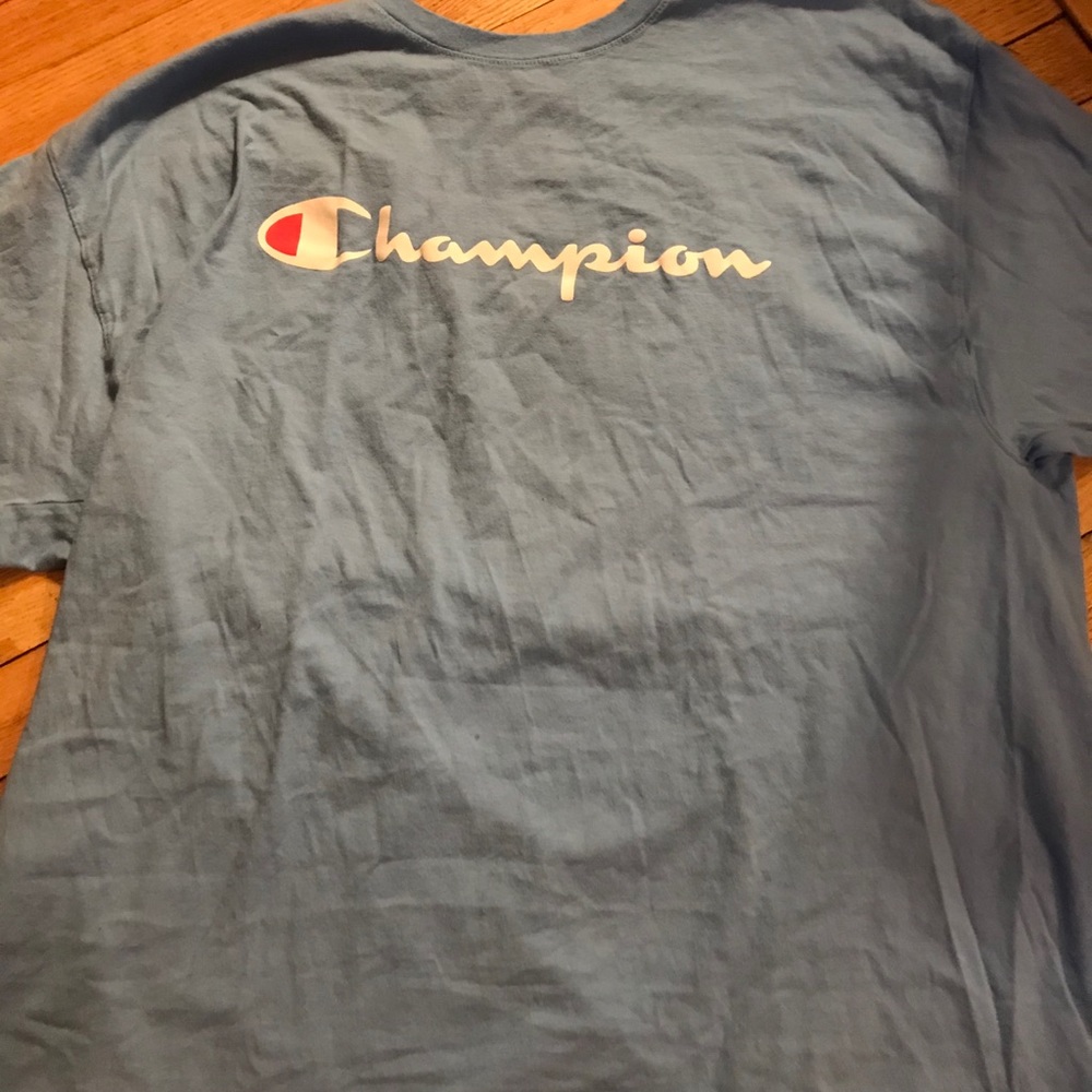 Baby blue champion oversized tee!